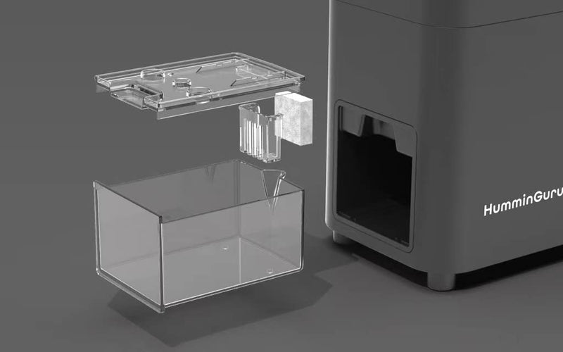HumminGuru Removable Water Tank for HG01 & NOVA | Spare Water Tank Accessory for Ultrasonic Vinyl Record Cleaning Machine, Ideal for Rinsing Cycles & Fluid Management