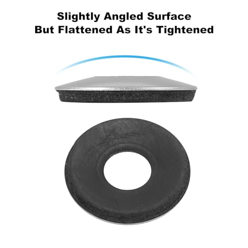 PATIKIL 304 Stainless Steel EPDM Bonded Sealing Washers, 80 Pieces 5/16" x3/4" Neoprene Rubber Washers Bonded Sealing Gasket for Marine Roof Bolt Supply 5/16"x3/4"