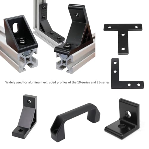 100Pcs 25 & 10 Series Aluminum Extrusion Profile M6 T-Slot Slide Nuts Hardware for 1 Inch x 1 Inch 1" 1010 1020 2525 2550 Extruded Aluminum Fastener Accessories 10 Series Type Nut