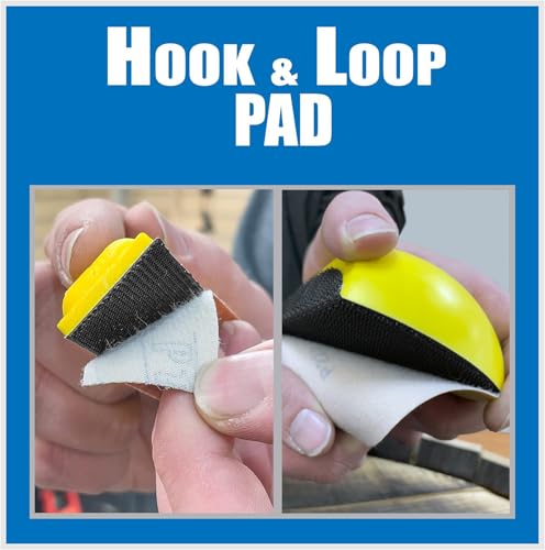 5" Sanding Mouse & Detail Sanding Kit with Sand Paper Assortment Pack 5" 73 Piece 5" Sanding Mouse & Detail Sander Kit