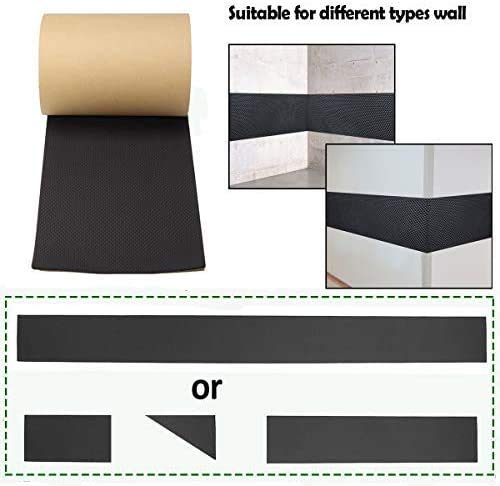 Car Door Protector Bump Body Guard,1/4" Sectional Foam Sticking Garage Wall Parking Protector Collision Avoidance Waterproof Foam Protector Wall Corner Protecting Your Car Doors (2 Pack) 2 Pack 1/4 '' Thickness