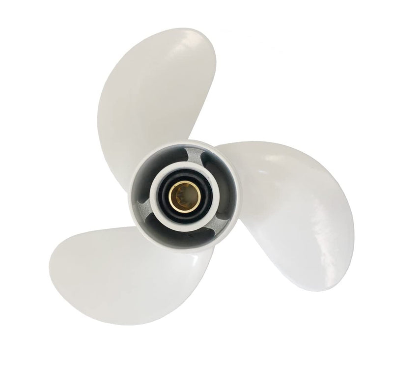 Yamaha Propeller for Boat 6hp 8hp F6 F8 / Boat Outboard Propeller 8 1/2x8 1/2-N for Yamaha 2/4-stroke Engine 7 Spline Tooth 6G1-45941-00-EL