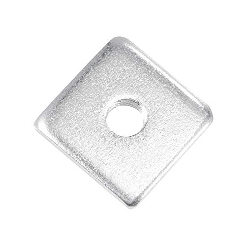 uxcell Square Nuts, M8x25mmx5mm Zinc-Plated Metric Coarse Thread Assortment Kit, 25 Pcs
