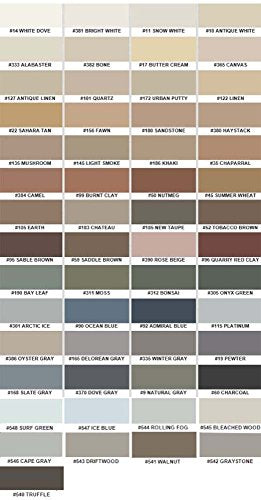 Color Fast Caulk Matched to Custom Building Products (Cape Gray Sanded)