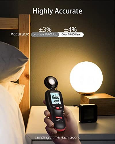 Wintact Light Meter, Digital Lumen Lux Tester for Indoor Plant Lighting