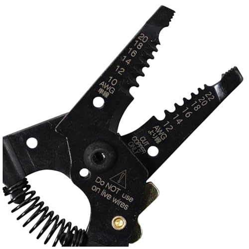 Fujiya PP323A-165-BG Wire Stripper A Type, 6.5 inches (165 mm), Black Gold, Spring Included