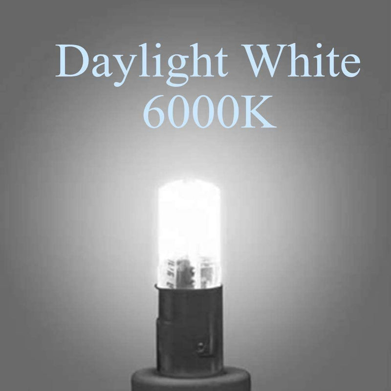 Ba15s Led P21w 1156 S8 Bulb 12V Ac/Dc 1141 Single Contact Base, Waterproof bulb, 6 Watt Cool White 6000K for RV, Reversing lights, Boat, Lawn tractors, Mower, Landscape Lighting. (Pack of 4) Ba15s-Day light White-4pcs
