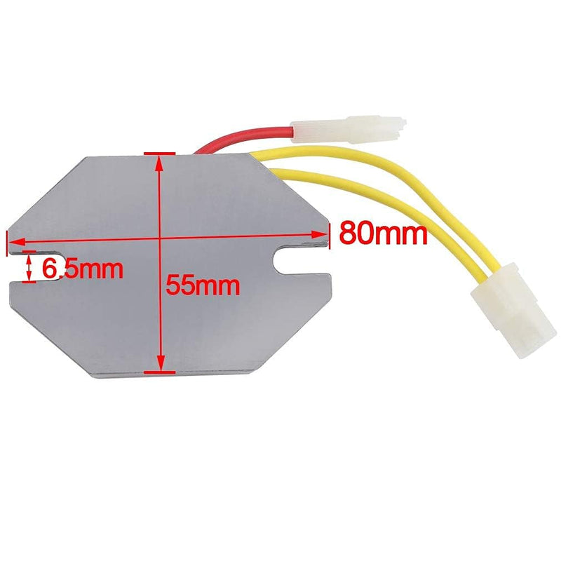 Hipa 394890 Voltage Regulator 845907 797375 393374 691185 for John Deer LG691185 MIU14388 MIU12514 LA140 LA150 LA155 LA165 LA175 LT166 D150 D155 D160 D170 L111 L118 L120 Lawn Mower