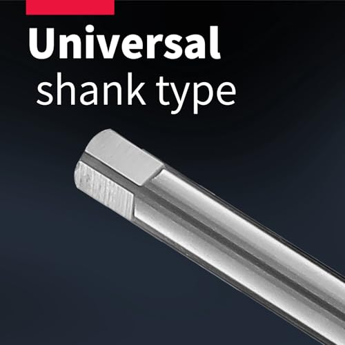 HSS Fixed Stem Guide Reamers Spiral 19mm，High Hardness H7 high Precision,1 pcs DRINYOUNG（19mm）