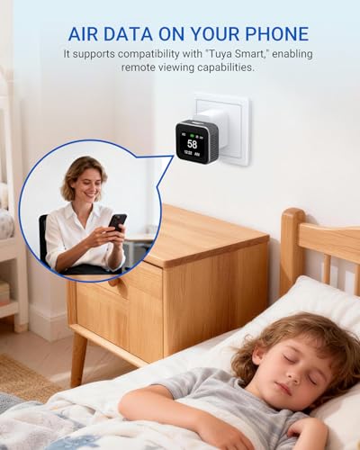 Air Quality Monitor, Air Tester & Detector with App Control
