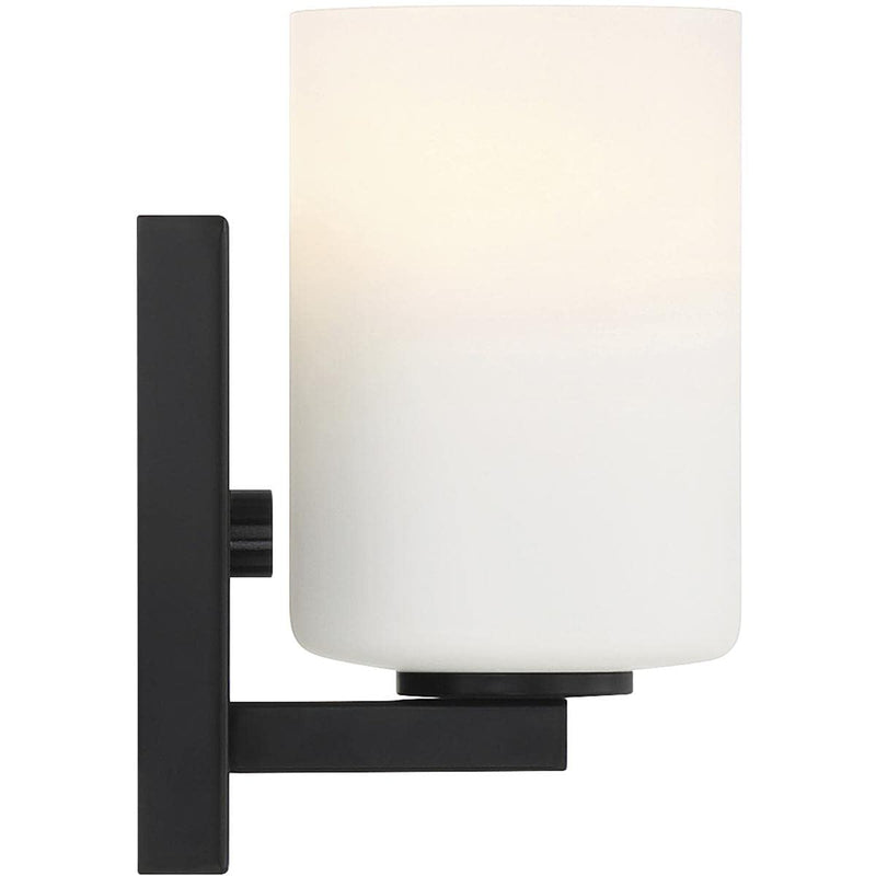 Access Lighting 62621-MBL/OPL Sienna Wall Sconce, 1-Light 60 Watts, Matte Black