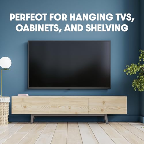 GS2 Wall Mounting Solution – Patent Pending Backing Plate Increases Drywall Strength – Reliable, Easy No-Stud Installation for TVs, Shelves & Cabinets - 2 Pack 2"