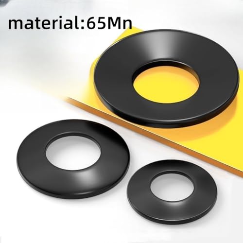 Belleville Washers Conical Disc Spring Cup Washers High-Strength Material, 65Mn Belleville Washers (1/4",100) 1/4" 100
