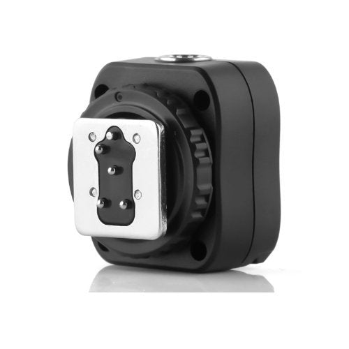 PIXEL Flash Hot Shoe for Nikon, TF-322 Flash Hot Shoe Sync Adapter with Extra PC Sync Port Dedicated for Nikon DSLR Shoe Mount Camera & Flashgun