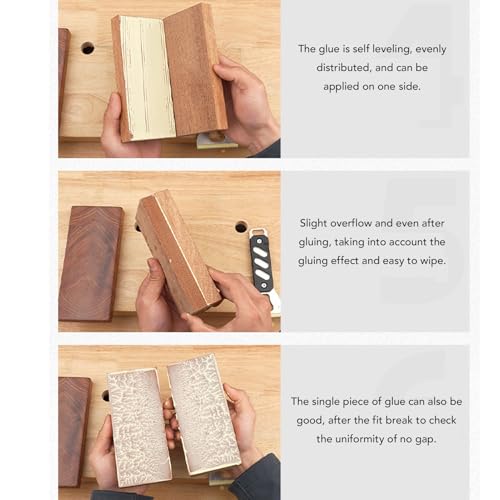 WALFRONT Wood Glue Applicator Set Wood Glue Brush with Paint Tray Roller Brush for Handmade Tasks