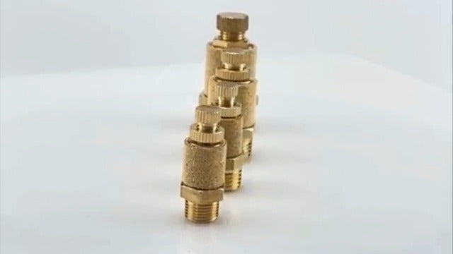Beduan Sintered Bronze Pneumatic Exhaust Muffler, 1/4" NPT Male Air Silencer Fitting (Pack of 10) 1/4" NPT (10 pcs)