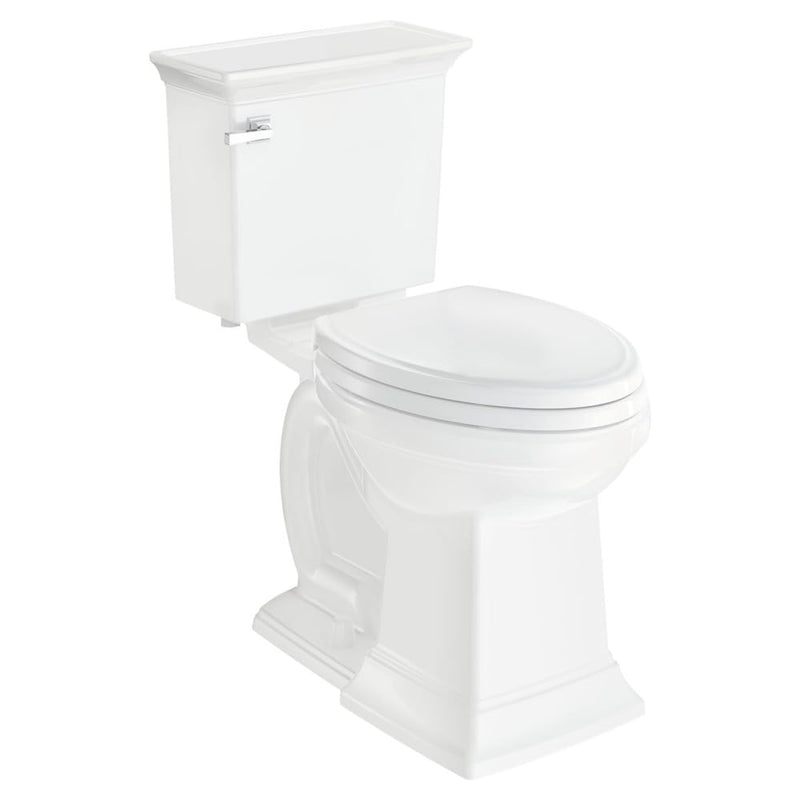 American Standard 5020A65G.020 Traditional Luxury Elongated Toilet Seat Soft Close, White Elongated Front