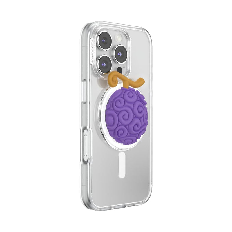 PopSockets Phone Grip for MagSafe, Magnetic Holder- Gum Gum Fruit | Removable, For Kindle / Android / iPhone, With Magnet, One Piece, Anime