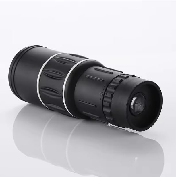 Compact Monocular for Outdoor Activities, 4.5X Magnification, 10x Field of View, 2X Teleconverter, Black