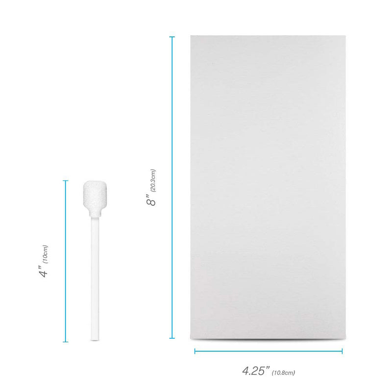 KICTeam - Cleaning Kit for Check Scanner Machines (25 Cleaning Cards & 6 Cleaning Swabs) - Includes 25 Weekly Cleanings