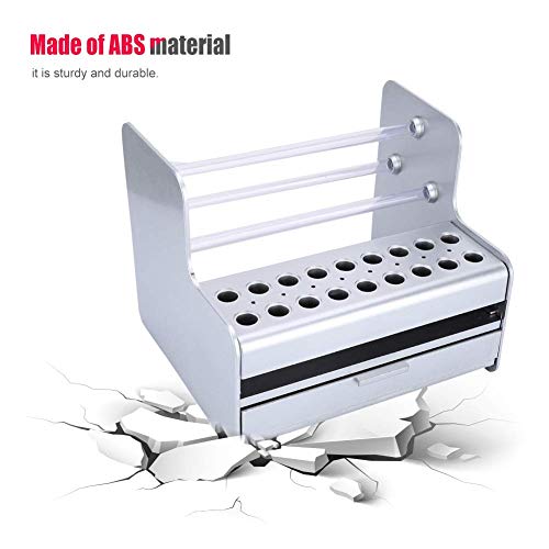 ASHATA Phone Repair Tool Holder Storage Box DIY Tools Box with Small Holes (for Screwdriver, Welding Oil, Knife) & Drawer (for Small Objects) for Mobile Phone Tablet and Others Repairing