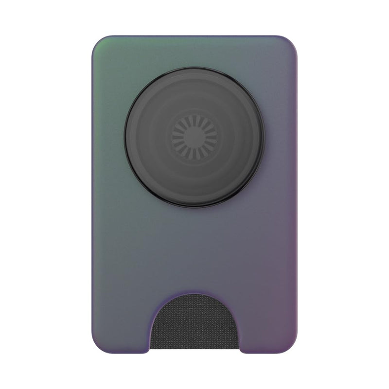PopSockets Phone Wallet for MagSafe with Grip- Nightshade | PopWallet, Holds 3 Cards, Magnetic, Removable, Secure, Green, Teal, Turquoise, Men, Boys