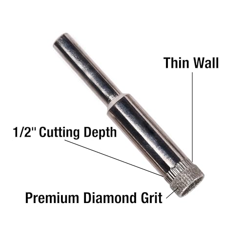 Century Drill & Tool 05578 Diamond Hole Saw, 7/8" 7/8"