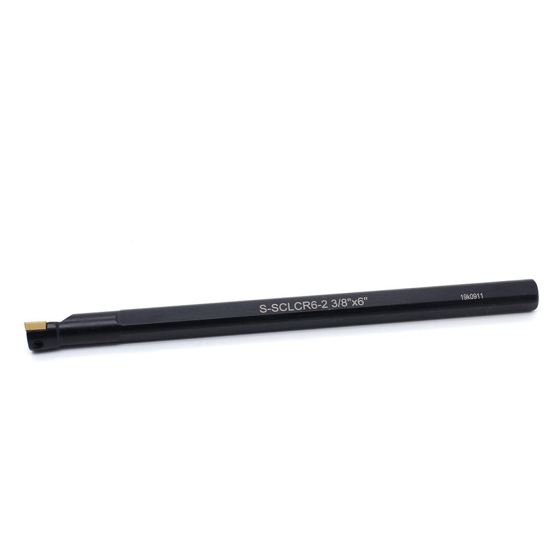 OSCARBIDE 3/8"x 6" Indexable Boring Bar, Right-Hand SCLCR, CCMT21.51 (CCMT060204), 1 Piece