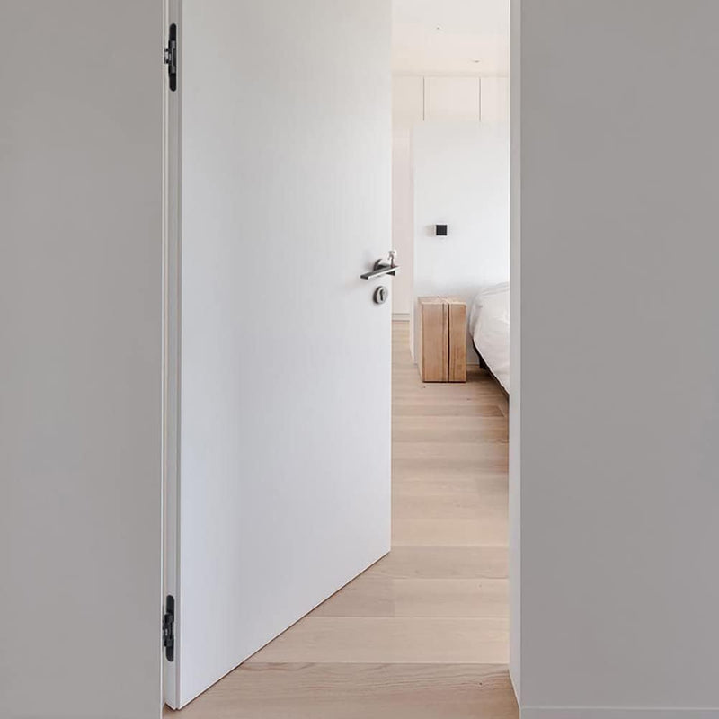 TamBee Hidden Hinges Concealed Door Hinge - Black, Zinc Alloy, Invisible, 3 Way Adjustable for Hidden Door, Bookcase Door and Secret Doors 6 Inch (1 Hinge) 6inch 1pc