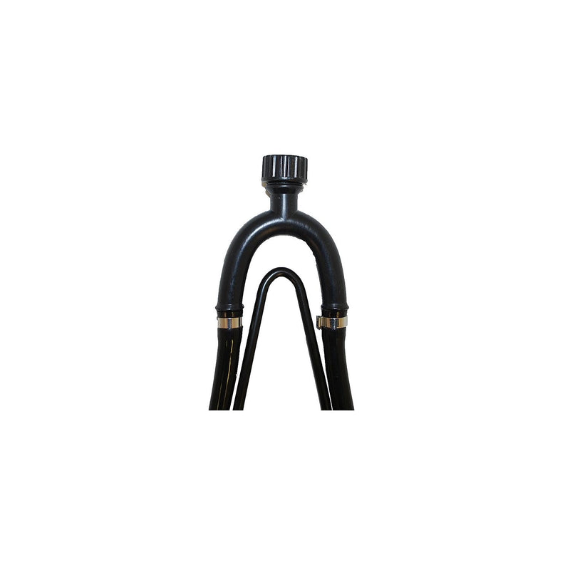 attwood 16208-7 Universal Outboard Dual Water Feed Rectangular Motor Flusher, Black