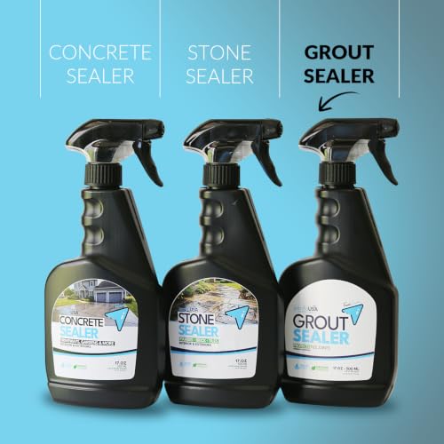 PentaUSA Grout Sealer Spray, Water-Based, Tile Floor and Shower, 17 oz