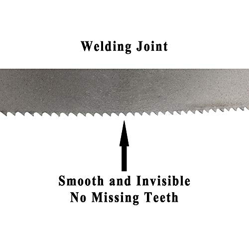 Imachinist S115121610 115-1/2" x 1" x 6/10 TPI M42 Bi-Metal Bandsaw Blades