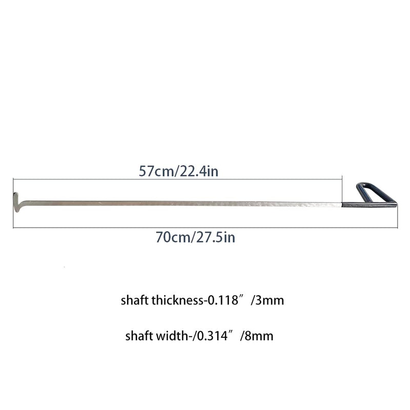 Dent Repair Tool Lucky Seven Whale Tail(1 Pieces),27 Inch 7 Shape Tool,Paintless Dent Repair Hand Tool for Car Auto Body Dents Hail Damage Removal 1 PCS