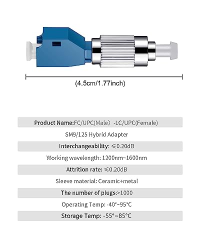 2PC Fiber Optic Tester (M70-30, OPM & VFL) with FC-LC Adapter 2
