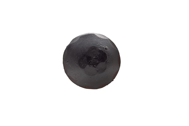 Rustic Clavos - 25-Pack Decorative Nail Heads Bolts Hand Forged Hammered Iron Nails - Matte Black Finish Door Clavos Round Furniture Tacks for Gates, Barn Doors, Cabinets, Shutters (1 Inch, Black) 1 Inch