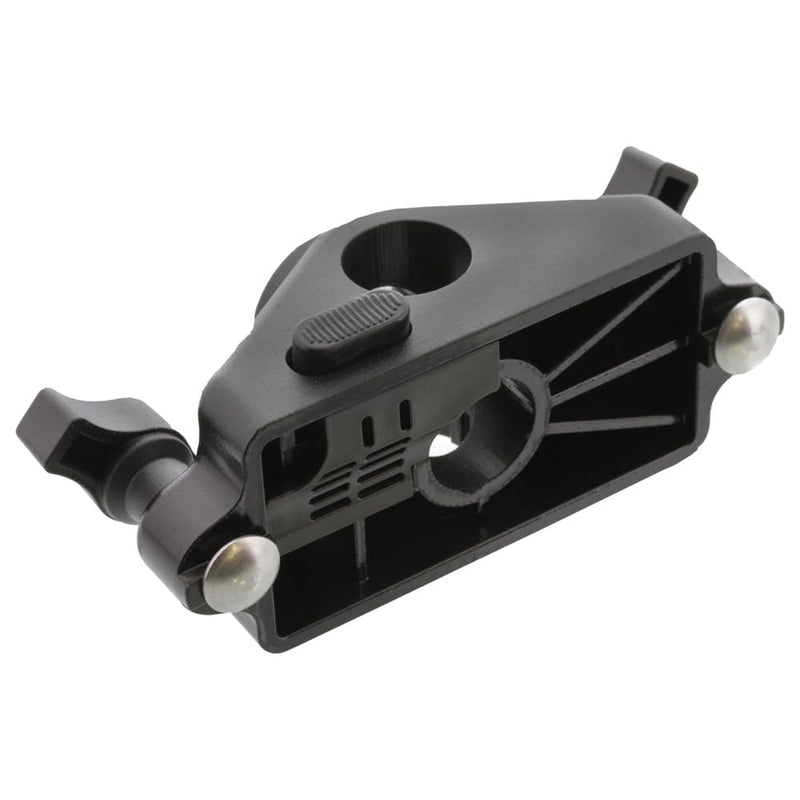 Scotty 343-BK #343 Locking Gunnel Track Mount | Quickly Add, Remove or Re-Position Mount Anywhere, Dependable Lock, Compatible with all Scotty Accessories