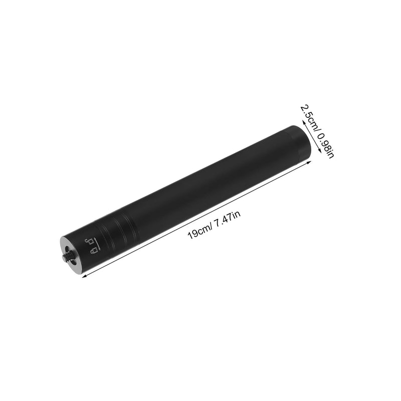 Adjustable 1/4 Screw Interface Extension Rod Selfie Stick Pole for Daily Use Portable Telescopic Handle Compatible with Cameras and Smartphones Black
