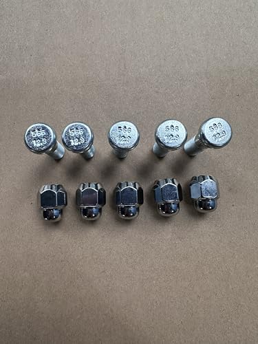 5PCS M12-1.25 Wheel Stud Bolts 610-566 & Lug Nuts Compatible with Subaru Legacy, XV Crosstrek BRZ, Ascent Impreza, B9, Tribeca Forester WRX STI Outback Models