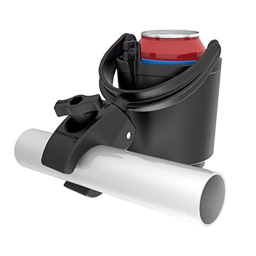 RAM Mounts (RAM-B-132-400U) RAM MOUNTS Level Cup 16oz Drink Holder with RAM Tough-Claw Mount RAM-B-132-400U for Motorcycle, ATV/UTV, Bike