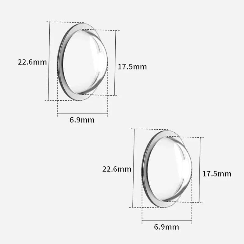 Car Camera Lens Protector,Car 360 Panoramic Camera Protective Cover,Clear Transparency Weatherproof Cars Backup Cameras Protection,Anti-Glare,Anti-Rain,Anti-Collision (2) 2
