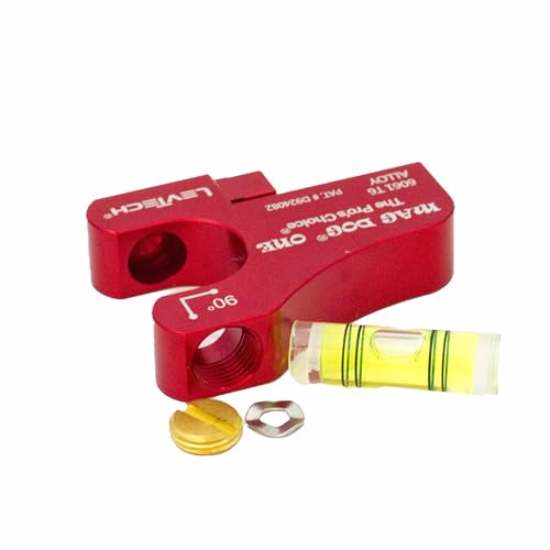 LEVTECH 1-Vial Conduit Bending Level – 90° Magnetic Electrician Tool with 2 Rare Earth Magnets | Replaceable Vial | Compact & Durable Design Mag Dog 1