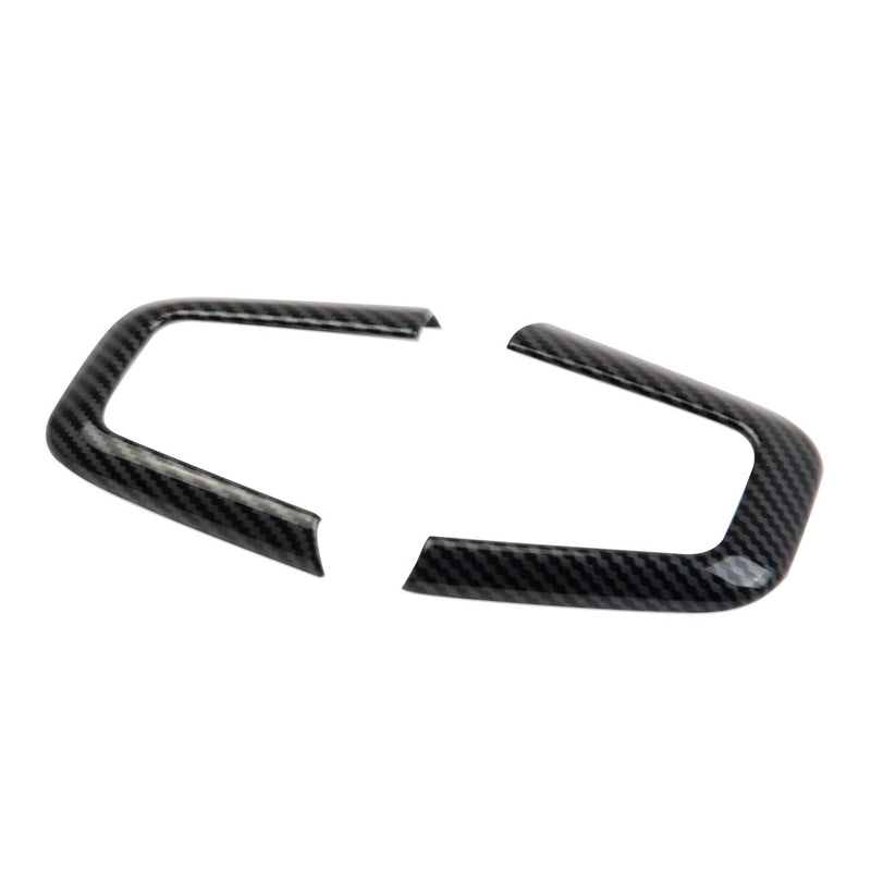 Korlot Carbon Fiber Outlook Steering Wheel Interior Cover Trim Accessories for GMC Yukon 2021-2024 for Sierra 1500 2500 3500 2019-2026