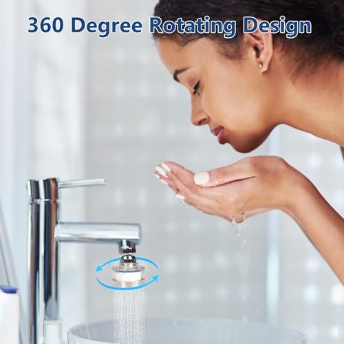 6 Pcs Sink Water Filter Elements, Universal Sink Faucet Filter Elements, Sink Faucet Filter Removes Hard Water, Water Filtration & Softeners, Faucet Sprayer Attachment(Faucet Not Included) 6PCS