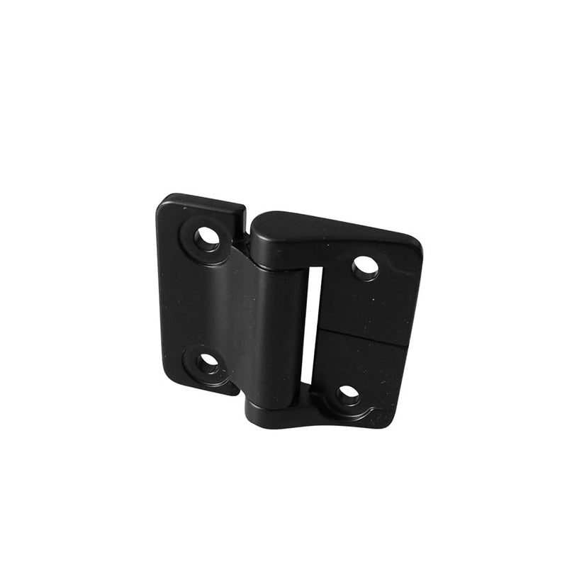 Zinc Alloy Constant Torque Position Control Hinge with Holes Series for E6-10-416-50 E6 2" Leaf Height Symmetric Torque 2Pcs 2 Pieces Black_2