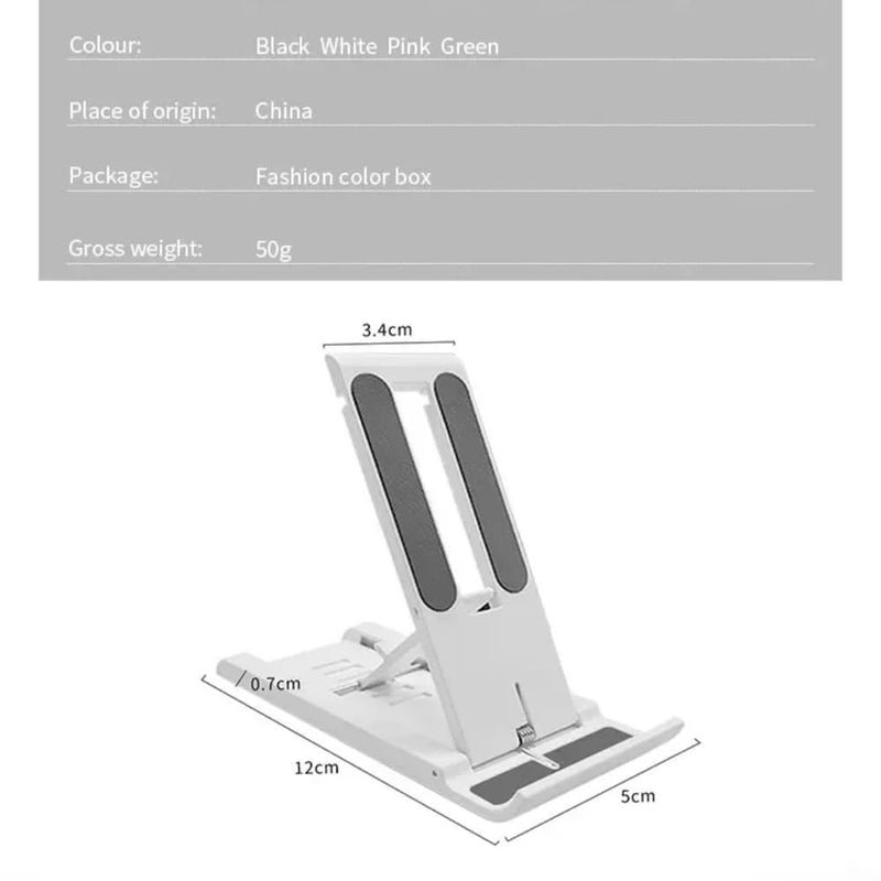 Portable Desktop Laptop Tablet Holder Stand Folding Desk Lazy Bracket for iPad MacBook Air Lenovo Redmi Book Galaxy Tab Notebook (Silver) Silver