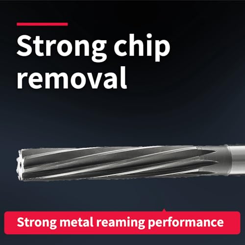 HSS Fixed Stem Guide Reamers Spiral 19mm，High Hardness H7 high Precision,1 pcs DRINYOUNG（19mm）