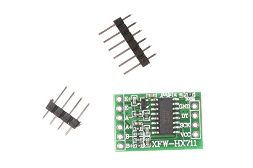 NOYITO 1kg 5kg 10kg 20kg Load Cell and HX711 Combo Pack Kit - Load Cell Amplifier ADC Weight Sensor (10kg+HX711) 10kg+HX711