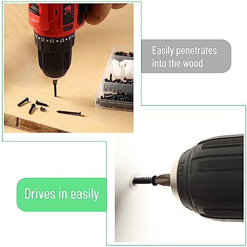 Mr. Pen- Wood Screws Assortment Kit, 400 pcs, 20 M6 Screw Anchor