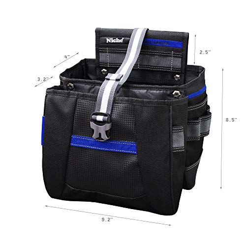  [AUSTRALIA] - Niche Tool Bag for Electricians Plumbers Gardeners Carpenters Construction Working Tool Holder Organizer for Easy Access of Tools Maximum Storage of Tools TL-6209