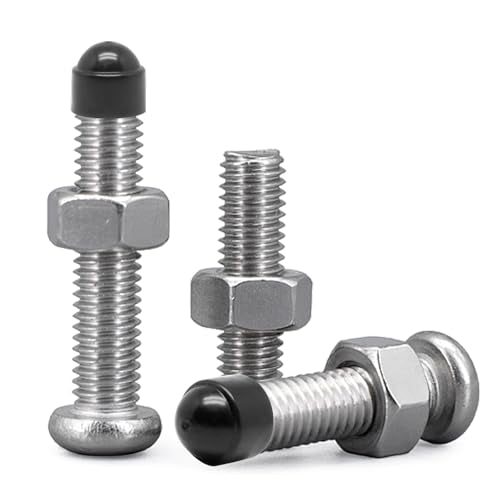 30Pcs M8×13mm Hex Head Bolt Covers Caps, Nut Protective Caps, Black